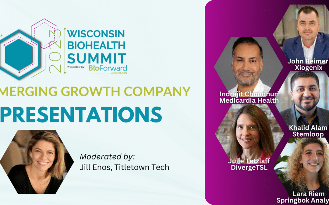 Wisconsin Biohealth Summit: Emerging Growth Companies Unveil the Future of Personalized Medicine